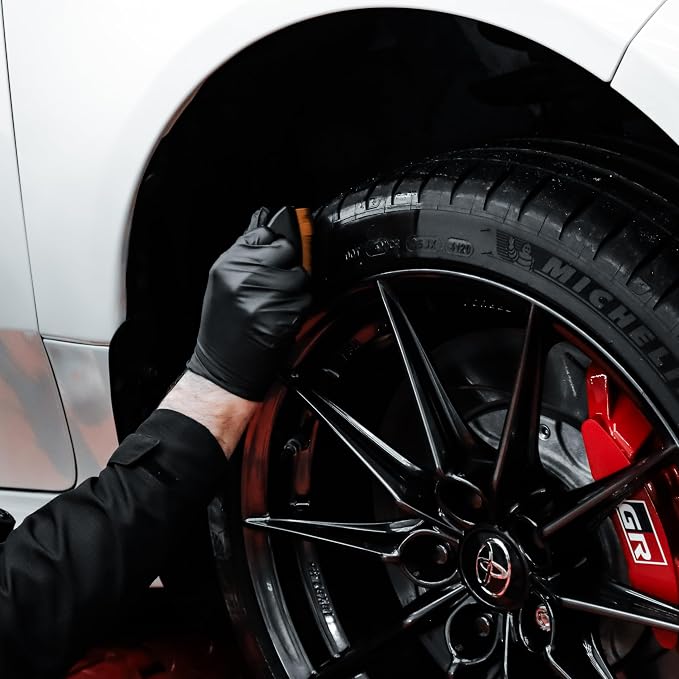 Infinity Wax Strawberry Tire Gel 16.9 fl oz – High Gloss SiO₂ Tire Dressing, Long-Lasting Solvent-Based Tire Shine, Water-Resistant, No Sling Formula, Strawberry Vanilla Scent