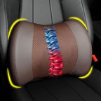 Lumbar Support Pillow for Car, Car Seat Back Support for Driving | Memory Foam Car Lumbar Support for Driving Seat, Car Back Cushion, Adjustable Straps, Lower Back Pillow, Office Chairs, Brown