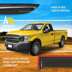 Extra Durable Window Deflectors Tape-On Window Visors Rain Guards Fit for Ford F150 2015-2026 Regular Cab, Sun Visors, Wind Vent for Shades, Exterior Car Accessories - 2 pcs. AG0903