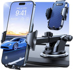 [True Strongest Suction] [Rally Racing-Grade Stability] Phone Holders for Your Car 2025 Upgraded Car Phone Holder Mount Truck Stand Cradle for iPhone Samsung All Phones, Dark Blue