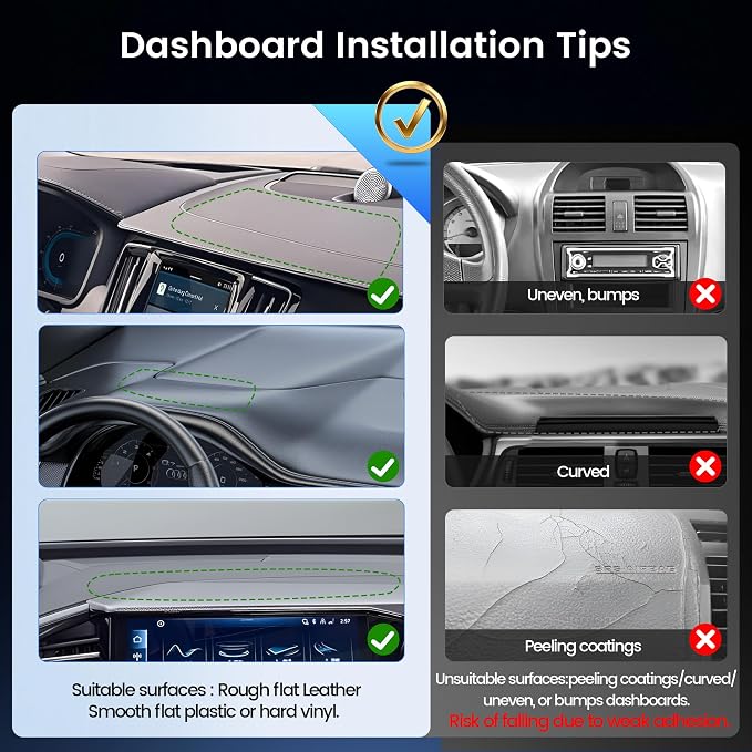 Car Phone Holder for Magsafe | 360° Rotation and Dual-axis Adjustment, Up to 78LBS Suction, Compatible with Magsafe Case,for iPhone,Galaxy Ultra/26+/26