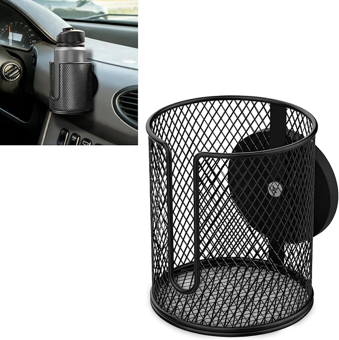 Magnetic Cup Holder, Car Cup Holder Expander, Fully Covered Anti-Fall Magnetic Drink Holder, Auto Organizer Accessories Magnetic Drink Holders for Tractor Mower School Bus Refrigerator