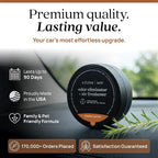 Car Air Freshener & Auto Odor Eliminator Pods Trio | Spanish Leather | Plant Powered by 100% Australian Tea Tree Oil | Long Lasting and No harsh chemicals | Made in USA | 3 Pack of 2oz Pods
