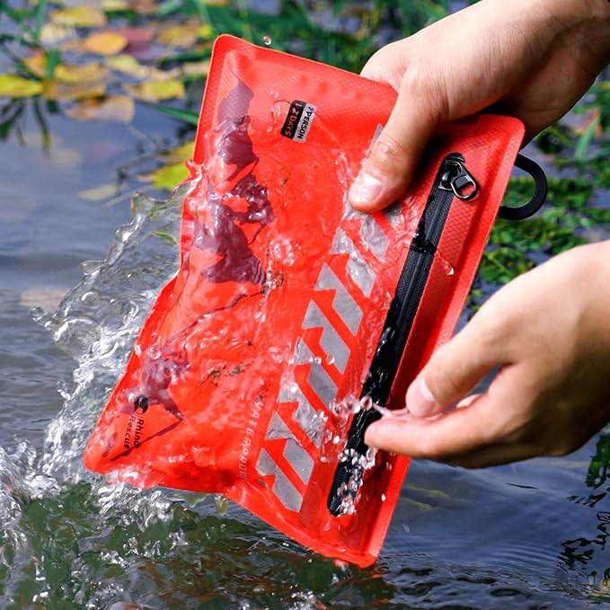 Small First Aid Kit Ultralight Waterproof Medical Kit for Hiking, Backpacking, Cycling, Travel, Vehicles, 114pc