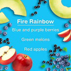 Car Air Freshener | Hanging Tree Provides Long Lasting Scent for Auto and Home | 24 Air Fresheners |Fire Rainbow