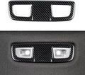 Car ABS Rear Roof Reading Light Lamp Trim Carbon Fiber Interior Decal for 2019-2025 Chevy Silverado | for GMC Sierra 1500 2500 3500 HD 2019-2021 Accessories
