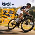 Bike Repair Kit, 27-Piece Bicycle Tire Repair Kit with 120 PSI Mini Pump, 16-in-1 Multitool, Tire Levers, Patches & Saddle Bag for Road & Mountain Bikes