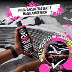 Car Detailing Kit, Car Cleaning Kit with Total Interior Cleaner & Protectant, Sprayable Wheel Cleaner, Car Wash Soap, Bucket, Brushes, and Detailing Accessories - 17 Piece Wash Kit