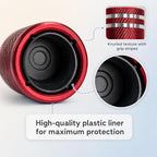 Tire Valve Stem Caps 8 Pack, Aluminum Tire Valve Caps with Plastic Liner, Corrosion Resistant Leak Proof Air Valve Caps, Universal Valve Stem Caps for Cars, Trucks, SUVs, Motorcycles and Bikes