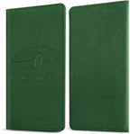 Premium Car Registration and Insurance Card Holder, Car Document Holder for Cards, Driver License & other Essential Documents (Dark Green)