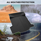 Trunk Mat for Chevrolet Chevy Impala 2014-2020 (Not Fit Equipped with The Auto Stop/Start System), All Weather TPE Custom Fit Cargo Mat Trunk Liner for Chevy Impala Accessories, Black