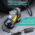 110V AC to 12V DC Car Cigarette Lighter Socket Power Supply Adapter Converter for Car Refrigerator Cooler Air Pump Compressor Car Vacuum Cleaner Heated Seat Cushion Inflator & Other Car Devices