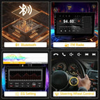 for Honda Civic 2006-2011 Radio with Premium Audio System - 10.1 Inch Touch Screen for Civic Stereo with Wireless Carplay/Android Auto/Mirrorlink/Bluetooth/GPS/SWC/FM + MIC + Backup Camera - 2+32GB