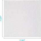 Microfiber Waffle Weave Cleaning Cloth,Highly Absorbent Kitchen Towels,Quick Drying Lint Free Dish Towels for Kitchen,9 Pack,White,11.8×11.8 inch