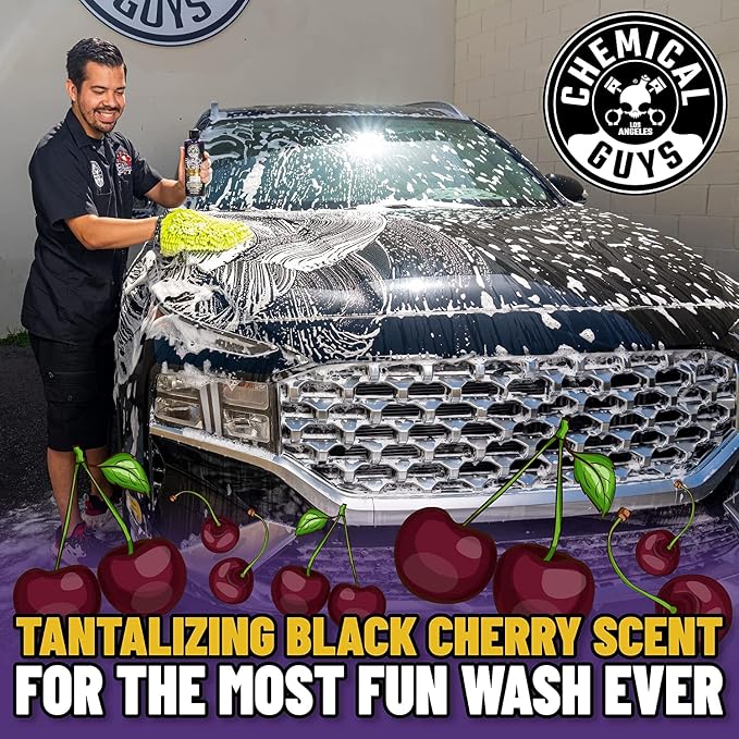 Black Light Hybrid Radiant Finish Car Wash Soap and Superior Surface Cleanser 2 Pack (2 X 16 Fl. Oz.) - Gloss Enhancing pH Balanced Formula for Maximum Shine