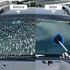 9 PCS Car Windshield Cleaner Tool Kit, Car Window Cleaner Windshield Cleaning Tool with Microfiber Pad Spray Bottle Detailing Brush and Extendable Handle, Auto Glass Wiper Kit Home Window, Blue
