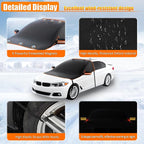 Car Windshield Snow Ice Cover with Side Mirror Covers, Oxford Fabric Windshield Snow Ice Cover with Magnetic Edges Used for Snow Protection, Rain and Sun, Fits for Most Cars, SUV(102"x45")