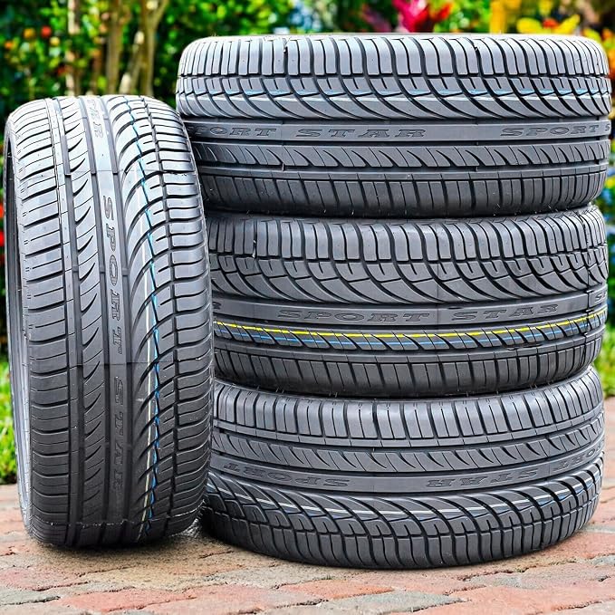 Set of 2 (TWO) Fullway HP108 All-Season Passenger Car High Performance Radial Tires-235/40R18 235/40ZR18 235/40/18 235/40-18 95W Load Range XL 4-Ply BSW Black Side Wall UTQG 380AA