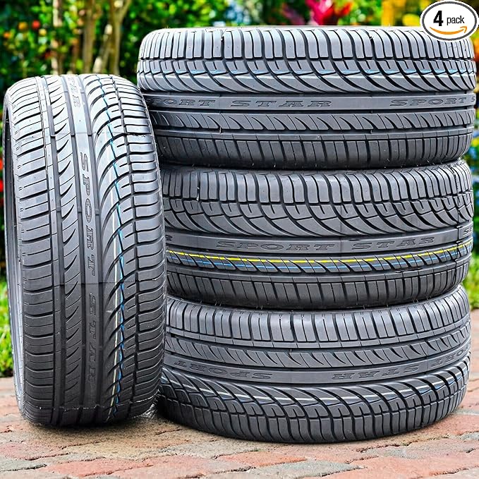 Set of 4 (FOUR) Fullway HP108 All-Season Passenger Car High Performance Radial Tires-235/40R18 235/40ZR18 235/40/18 235/40-18 95W Load Range XL 4-Ply BSW Black Side Wall UTQG 380AA