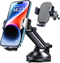 Phone Holders for Your Car Cell Phone Mount for Car Mount Windshield Dashboard Air Vent Universal Hands Free Automobile Cell Phone Holder Fit for iPhone Smartphone Camera Mounts