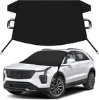 Car Snow Cover Compatible for Cadillac XT4 | Windshield Cover for Ice and Snow with S-Hook Straps | Heavy-Duty 600D Oxford Winter Car Cover, Waterproof & Anti-Slip
