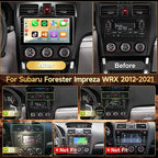 8Core Android 12 Car Radio for Subaru Forester 2014 2015 2016 Impreza 2012 2013 2014 WRX 2015, 9inch IPS Touch Screen for Forester with Carplay Android Auto Bluetooth FM GPS WiFi Camera