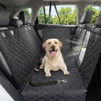 Dog Car Seat Cover, Heavy Durable Dog Seat Cover for Back Seat, 100% Waterproof Scratch Proof Nonslip Dog Hammock for Car with Side Flap, Pet Back Seat Covers Large 60" W x 64" L