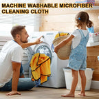 80 Pcs Yellow Microfiber Towels: 16"x16" Microfiber Drying Towels Bulk Micro Fiber Car Cleaning Cloth for Cars Drying Washing Polishing Cleaning Household Supplies