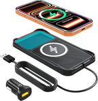 15w Fast Car Wireless Chargers Charging pad Non Slip Charger for Car Wireless Phone Charger for iPhone 17/16/15/14/13/12 Pro, SE3/SE2/XS/X/XR/8, 100cm Cable