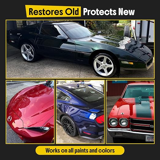 Scratch and Swirl Remover - Car Scratch Remover for Vehicles Paint - Polishing Compound for Cars - Paint Restorer Kit with Pad, Microfiber and Drill Attachment