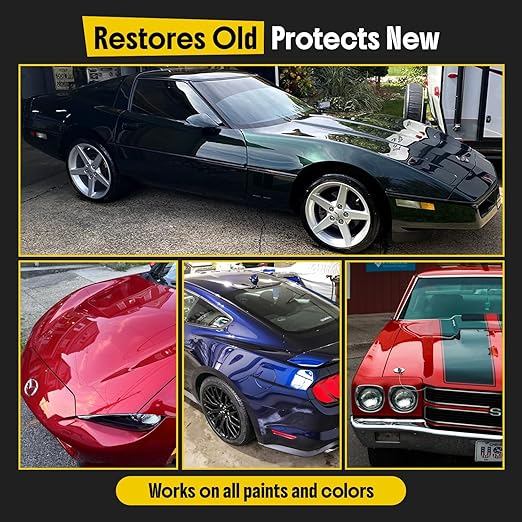 Scratch Repair and Swirl Remover - Car Paint Scratch Remover & Restorer Kit with Buffer Pad - Polishing & Waxing Kits - Compound for Vehicles Paint Repair - 8.4 fl. Oz.