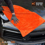 Large Microfiber Drying Towel (24 in x 35 in) Car Exterior Cleaning and Detailing Cloth, Safe On Plastic Trim, Glass, Carbon Fiber, Paint
