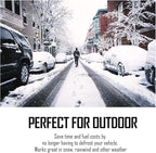 EXQUISLIFE Windshield Snow Ice Cover for Cars, Extra Larger Size 82 x 62 inches Shade, Waterproof Winter Frost and Sunshade Cover with Side Mirrors Cover, Windshield Protector for Cars, SUVs, Trucks