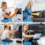 60 Pcs Light Blue Microfiber Towels: 16"x16" Microfiber Drying Towels Bulk Micro Fiber Car Cleaning Cloth for Cars Drying Washing Polishing Cleaning Household Supplies