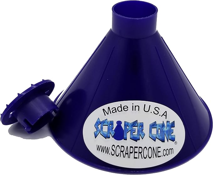 SCRAPER CONE®️ 3 Pack The Original Ice Scraper, Snow Removal Made in The USA Magical Frost Removal Funnel Shaped Cleaning Tool Car Windshield Deicer Magic Scrapers Instascrape Round Shovel Brush