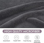 Dog Towel Super Absorbent Pet Bath Towel Microfiber Dog Drying Towel for Small, Medium, Large Dogs and Cats 30inch x 50inch Dark-Gray
