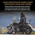 Doc Bailey's Leather Black - Black Leather Dye, Conditioner & Restorer, 4-in-1 Cleaner & Waterproofer for Car Seats, Motorcycle Seats, Jackets, Boots, Couches & Furniture - Detail Kit 4oz, 2-Pack