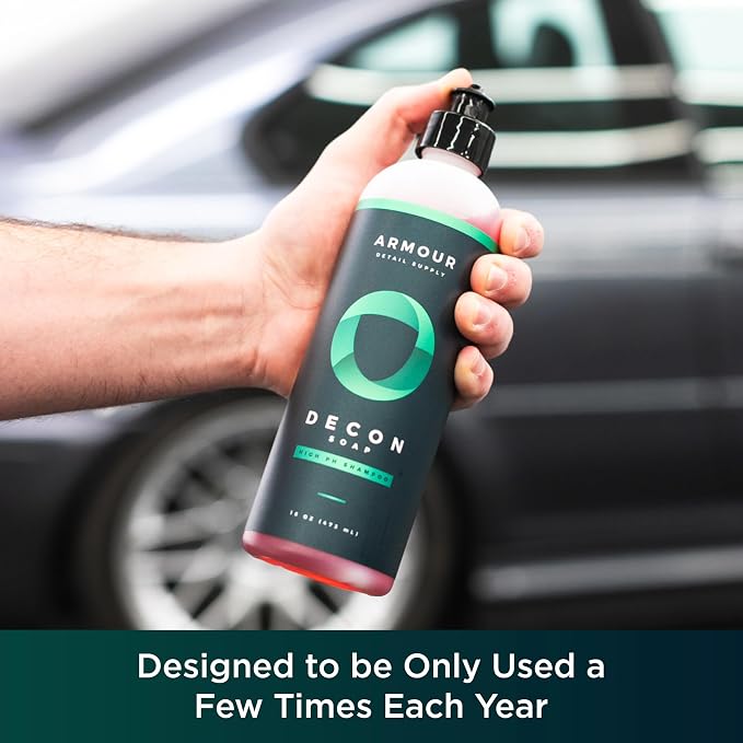 Decon Soap - High-pH Decontamination Shampoo - Alkaline Degreasing Agents and Biodegradable Ingredients - 16 oz