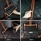 Car Seat Cover Waterproof Back Seat Cover for Kids and Dogs Without Smell Heavy Duty and Nonslip Rear Seat Protector Non Stick Fur Bench Seat Cover for SUV Van Easy to Install Machine Washable
