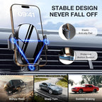 Upgraded-2nd Generation Universal Phone Holders for Your Car, Hands Free Air Vent Car Phone Holder Mount Compatible with iPhone 16/15/14/13/12/11 Series and All Phones