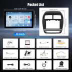 4+128G Android 15 Car Stereo for Mitsubishi ASX RVR Outlander Sport 2019-2021 10” Incell Touchscreen Wireless CarPlay Android Auto Car Radio FM RDS BT GPS Navigation WiFi + AHD Backup Camera