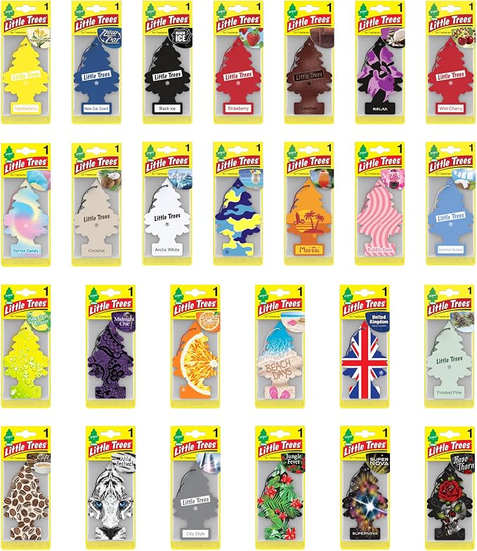 Air Freshener Tree MTR0073 Sherbet Lemon Fragrance for Car Home Boat Caravan - Single Pack