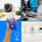 Air Sanitizer, 2 oz Car Fogger: Single-Shot Smoke Odor Eliminator & Car Air Freshener (New Car Smell, 4 Packs)