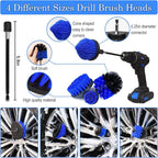27Pcs Car Detailing Kit, Car Cleaning Kit, Car Detailing Brush Set, Drill Brush Set, Car Detailing Brushes, Car Wash Kit, Car Accessories, Car Cleaning Supplies for Interior, Exterior, Wheels