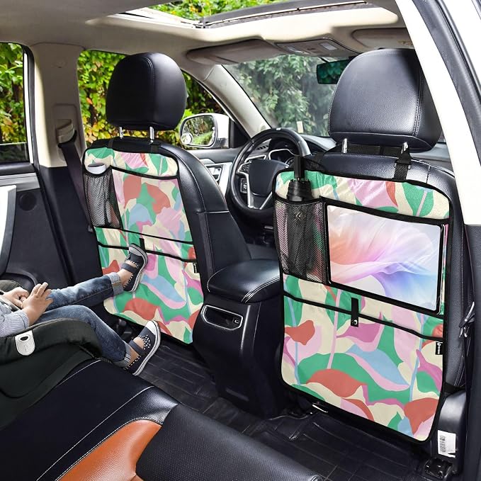 Kick Mats Backseat Protector with Anti Kick Design Offering Safety and Space for Backseat Essentials