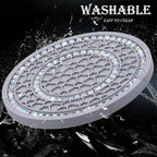 4PCS Bling Crystal Rhinestone Cup Holder Coaster, 2.75 inch Soft Silicone Anti-Slip Shockproof, Car Cup Holder Insert Coasters, Universal Car Interior Accessories for Women (Gray & Colorful)