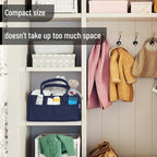 Mr. Pen- Baby Diaper Caddy Organizer, Navy Blue | Nursery Storage Bin and Car Organizer for Diapers and Baby Wipes