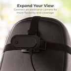 Add-On Camera for Classic Baby Car Monitor, 720P HD Extra Camera with Headrest Mount, Split Screen Dual Baby Monitoring, 2.4GHz Connection, 33 ft Range (Black, Micro USB Version)
