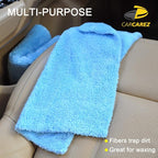 Microfiber Towels for Cars, Car Drying Wash Detailing Towel with Plush Edgeless Microfiber Cloth (Multi)