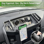 5" 8.4" Screen Magnetic Phone Mount Holder for 2019-2026 Dodge Ram 1500 2500 3500 w/12V Outlet Part Magnet Dash Cell Phone Cradles Adjustable Phone Stand Accessories for 2019+ RAM 1500-3500